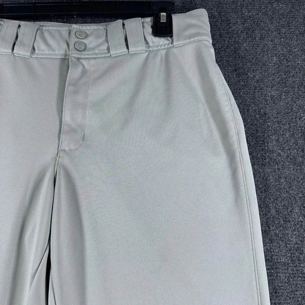Under Armour Baseball Pants Mens L Large Grey Loose Fit Athletic 1237002